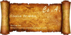 Csala Aranka névjegykártya